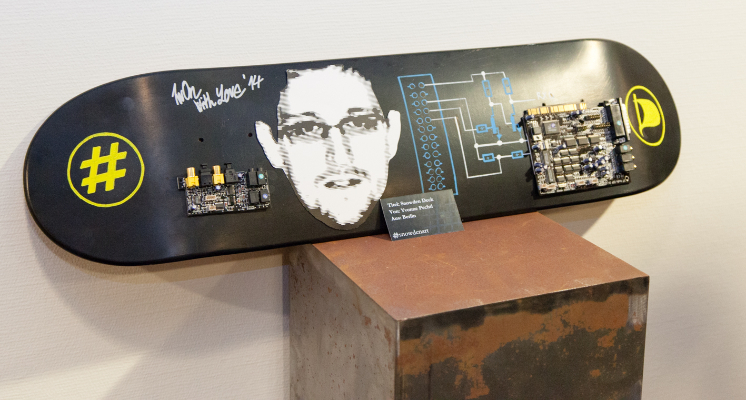 Edward Snowden Deck von Yvonne Pechtl